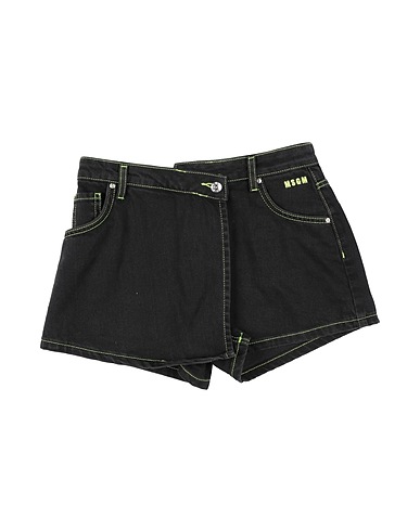 MSGM Shorts & Bermuda KIDS Black 100% Cotton