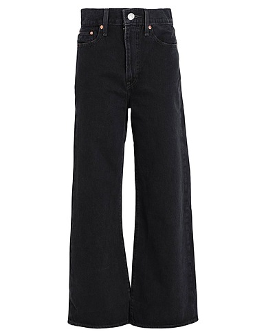 LEVI'S Bootcut Jeans RIBCAGE WIDE LEG H223 BLACKS	 Black 100% Cotton