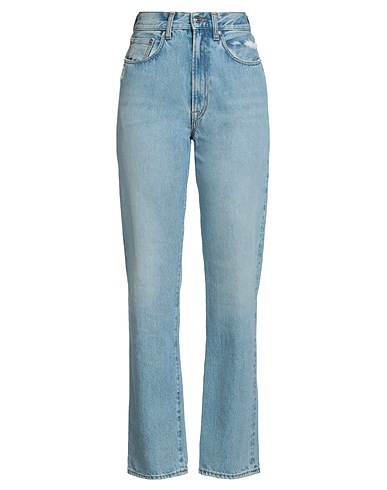 (+) PEOPLE Denim trousers Blue 100% Cotton