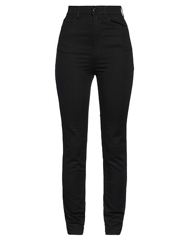 EMPORIO ARMANI Casual trouser Black 67% Cotton, 32% Polyester, 1% Elastane