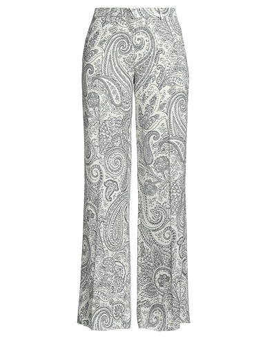 ETRO Pantalone Bianco 90% Viscosa, 10% Lana