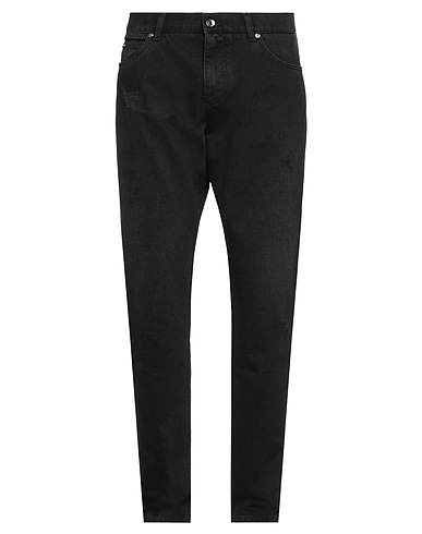 DOLCE&GABBANA Denim pants Black 100% Cotton