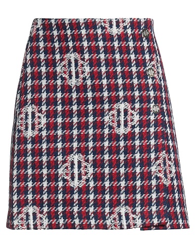 MAJE Mini skirt Midnight blue 32% Acrylic, 30% Wool, 25% Polyester, 8% Polyamide, 5% Cotton