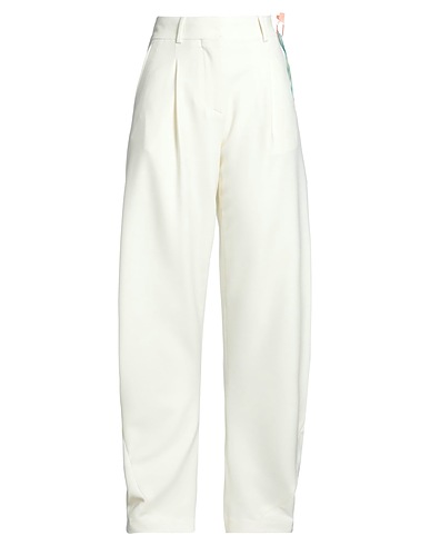 OFF-WHITE™ Casual trouser Off white 53% Polyester, 43% Virgin Wool, 4% Elastane