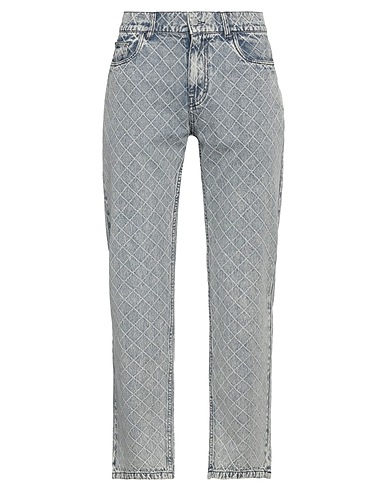 PLEASURES Denim pants Blue 100% Cotton