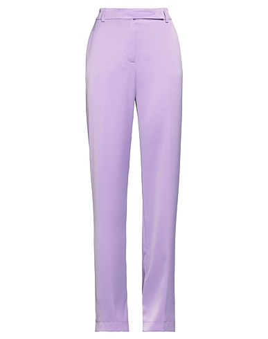 HEBE STUDIO Casual pants Lilac 65% Polyester, 35% Polyacrylic