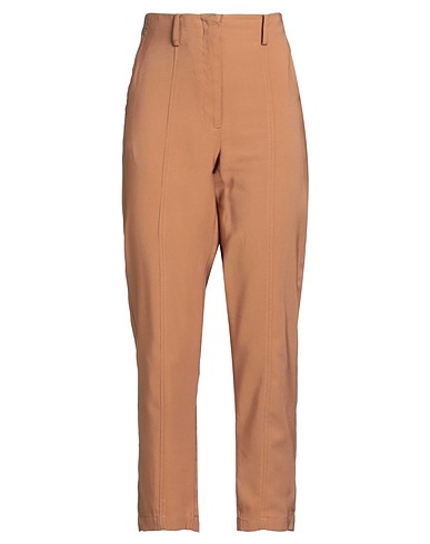 CARIN WESTER Pantalone Cammello 94% Viscosa, 6% Poliestere