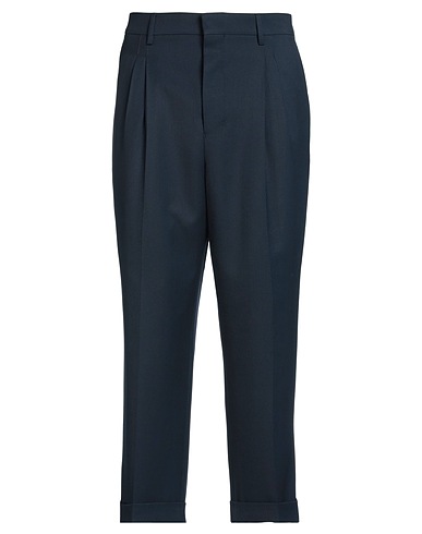 AMI ALEXANDRE MATTIUSSI Casual trouser Midnight blue 55% Polyester, 45% Virgin Wool