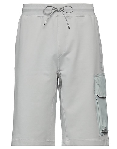 C.P. COMPANY Shorts & Bermuda Light grey 95% Cotton, 5% Elastane