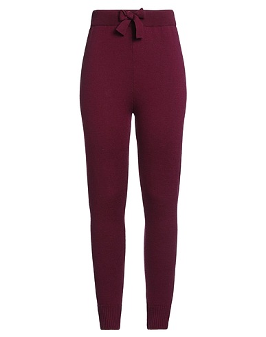 MARQUES' ALMEIDA Pantalone Prugna 100% Lana Merino