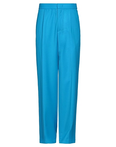 BONSAI Casual pants Azure 99% Virgin Wool, 1% Elastane