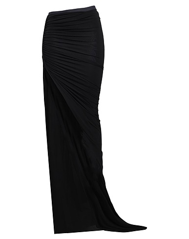 RICK OWENS Mini skirt 92% Cupro, 8% Elastane