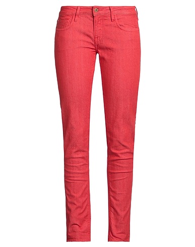 TRAMP Pantaloni jeans Rosso pomodoro 68% Cotone, 29% Poliestere, 3% Elastan