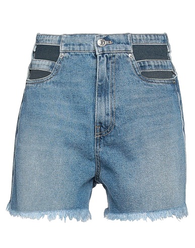 VICOLO Denim shorts Blue 100% Cotton