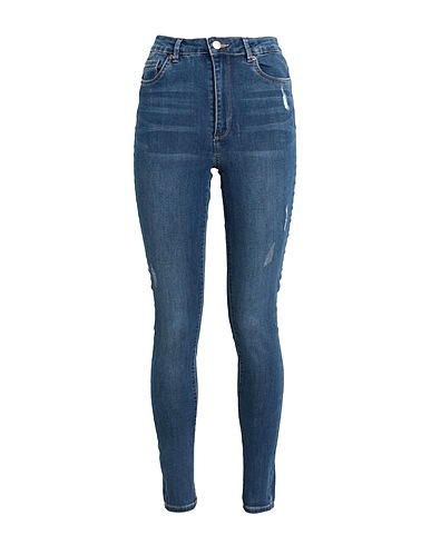 VERO MODA Denim trousers Blue 64% Cotton, 31% Polyester, 3% Viscose, 2% Elastane