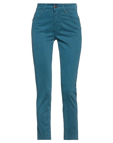 DAIRESY Pantaloni jeans Verde petrolio 97% Cotone, 3% Elastan