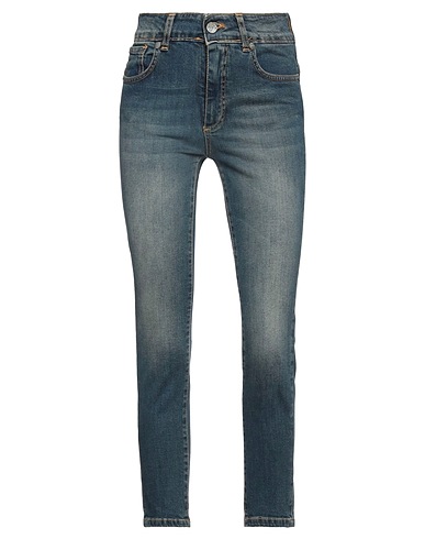 DAIRESY Denim trousers Blue 98% Cotton, 2% Elastane