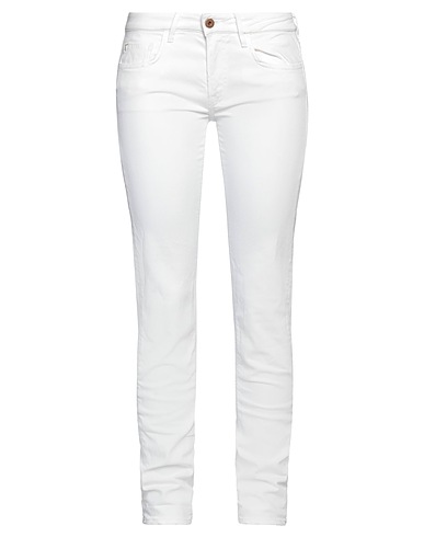 TRAMP Pantaloni jeans Off white 68% Cotone, 29% Poliestere, 3% Elastan