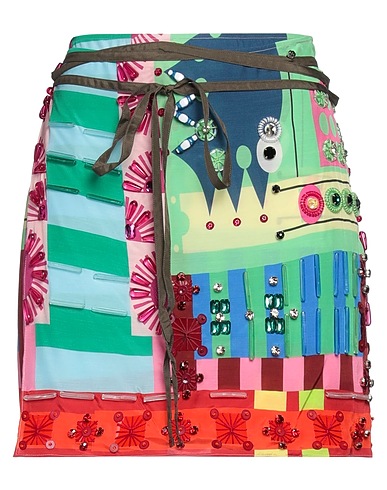 DSQUARED2 Mini skirt 94% Viscose, 6% Silk