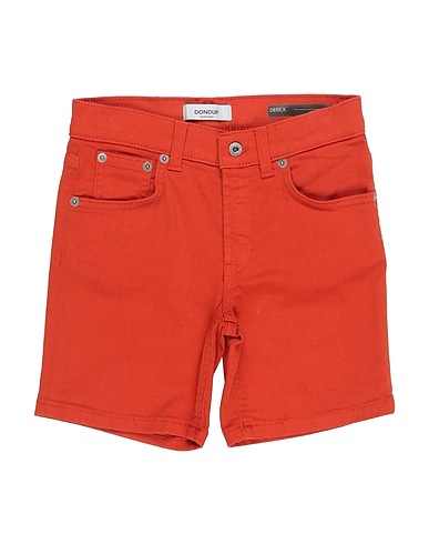 DONDUP Denim shorts Rust 92% Cotton, 6% Elastomultiester, 2% Elastane