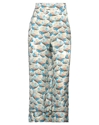 MERCI ITALIA Casual pants Cream 100% Viscose