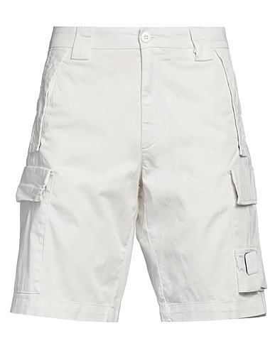 C.P. COMPANY Shorts & Bermuda Bianco 98% Cotone, 2% Elastan