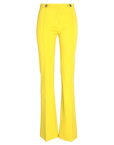 PINKO Pantalone Giallo 67% Viscosa, 28% Poliammide, 5% Elastan