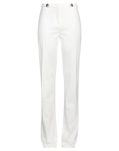PINKO Casual trouser White 67% Viscose, 28% Polyamide, 5% Elastane