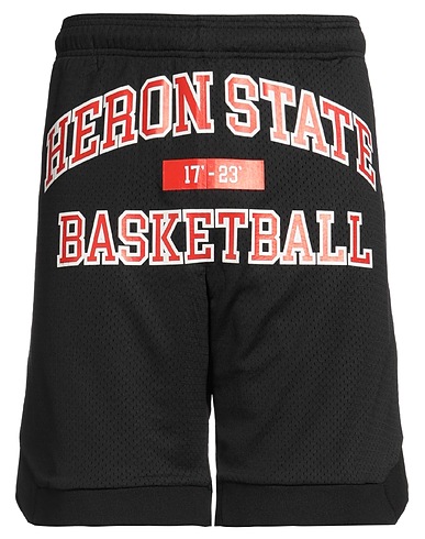 HERON PRESTON Shorts & Bermuda Black 100% Polyester