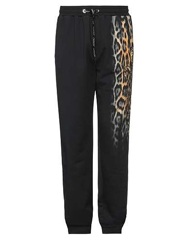 ROBERTO CAVALLI Pantalone Nero 100% Cotone