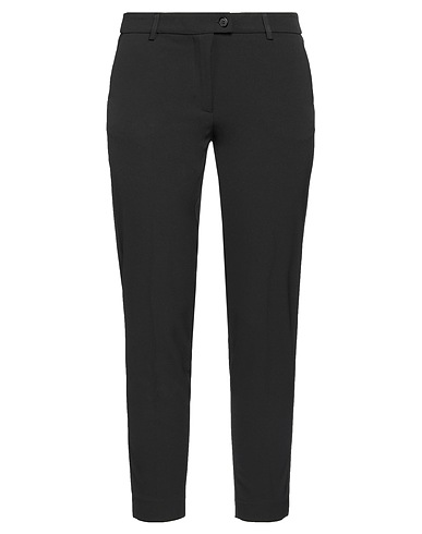 MR MASSIMO REBECCHI Casual trouser Black 95% Polyester, 5% Elastane