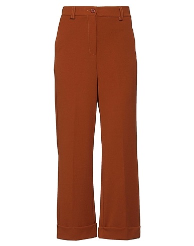 BOUTIQUE de la FEMME Casual trouser Camel 97% Polyester, 3% Elastane