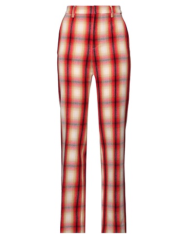 DSQUARED2 Pantalone Rosso 100% Lana Vergine