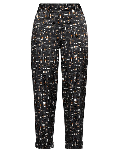 MÊME by GIAB'S Pantalone Nero 57% Viscosa, 32% Seta, 11% Elastan