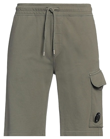 C.P. COMPANY Shorts & Bermuda Military green 100% Cotton