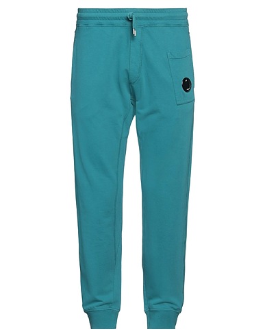 C.P. COMPANY Casual pants Turquoise 100% Cotton