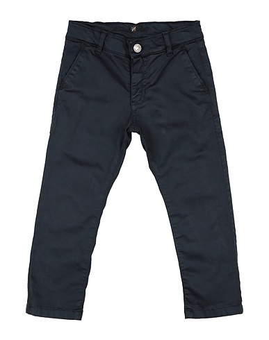 MANUEL RITZ Casual trouser Midnight blue 98% Cotton, 2% Elastane