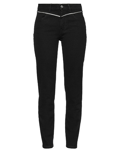 GUESS Denim trousers Black 98% Cotton, 2% Elastane