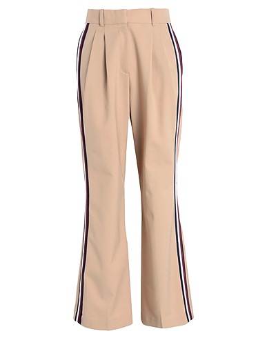 TOMMY HILFIGER Hosen Beige 53% Recyceltes Polyester, 43% Wolle, 4% Elastan
