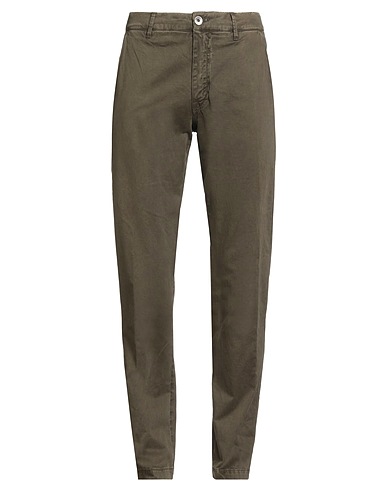 JACOB COHЁN Casual trouser ACADEMY Military green 97% Cotton, 3% Lycra®