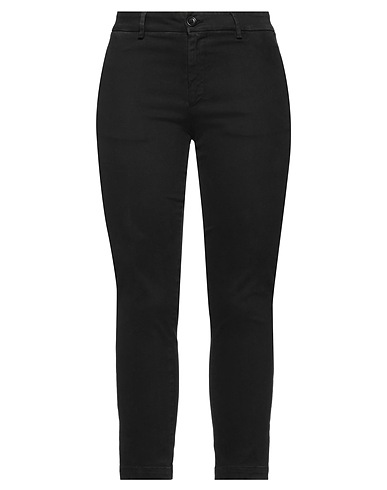 POP 84 Casual trouser Black 97% Cotton, 3% Elastane
