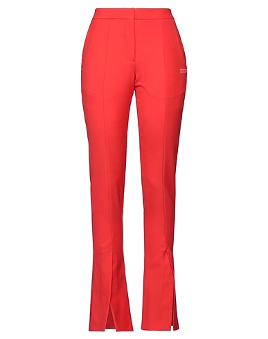 OFF-WHITE™ Casual trouser Tomato red 53% Polyester, 43% Virgin Wool, 4% Elastane