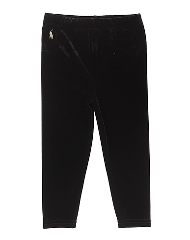 POLO RALPH LAUREN Leggings Black 90% Polyester, 10% Elastane