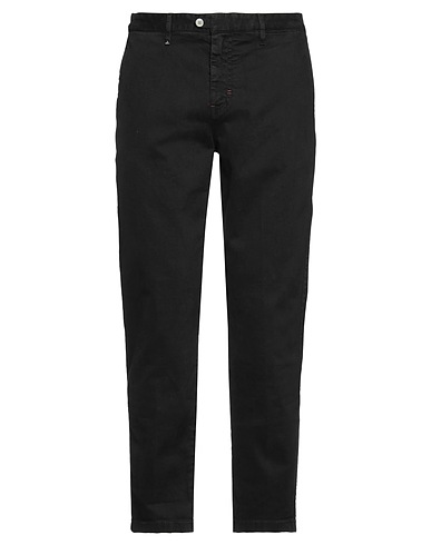 BERNA Casual trouser Black 97% Cotton, 3% Elastane