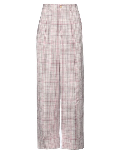 AURALEE Pantalone Rosa 98% Lino, 2% Seta