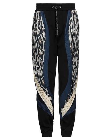 ROBERTO CAVALLI Pantalone Nero 56% Cotone, 37% Poliammide, 7% Elastan