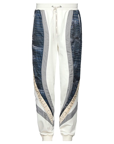 ROBERTO CAVALLI Hosen Cremeweiß 56% Baumwolle, 37% Polyamid, 7% Elastan
