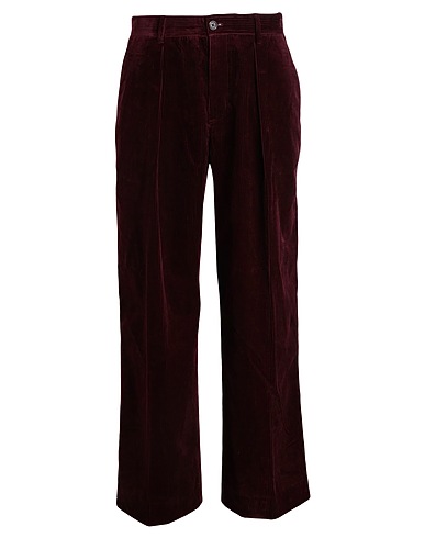 HILFIGER COLLECTION Casual trouser Burgundy 100% Cotton