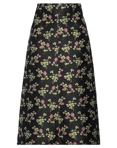 REDValentino ミディ丈スカート ブラック ポリエステル 100%