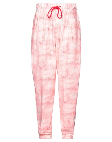 ENTRE AMIS Casual pants Red 97% Cotton, 3% Elastane
